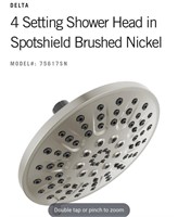 4-Setting Showerhead-Nickel 75617SN