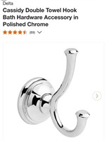 2 Cassidy Robe Hooks-Chrome 79735