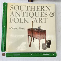 1976 Southern Antiques & Folk Art HC book, Morton