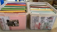 Scrapbooking: 2 Totes of Papers