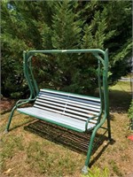 Metal Outdoor Swing & Stand