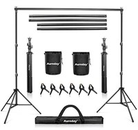 Aureday Backdrop Stand, 10x7Ft Adjustable Photo Ba