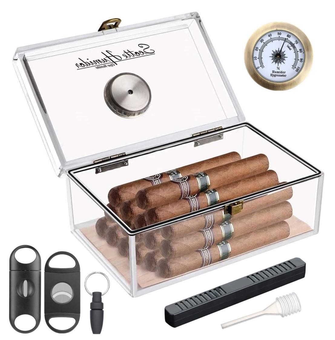 Scotte Acrylic Cigar Humidor