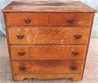 VINTAGE 4 DRAWER CHEST OF DRAWERS