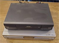 Sony CD Player, Toshiba VCR