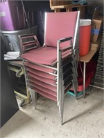 7 METAL CHAIRS