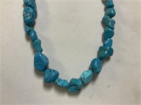 Turquoise Necklace 176.4gr TW 32in