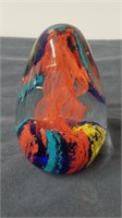 3.5 inch tall glass paperweight beautiful I don't