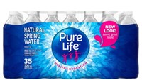 (2) Nestle Pure Life Natural Spring Water Cases,
