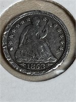 1853 seeded half dime