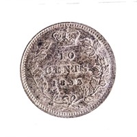 Canada 1893 Silver 10 Cents Flat Top 3: Obverse 5