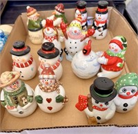 Snowman Collectible Salt and Pepper shakers