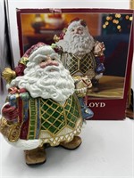 Fitz & Floyd Santa cookie jar Saint Nick