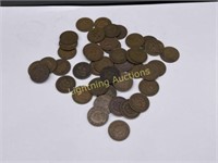 APPROX. 50 U.S. INDIAN HEAD CENTS