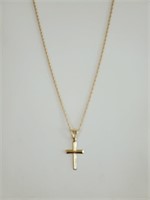 Necklace 14KT Gold with cross