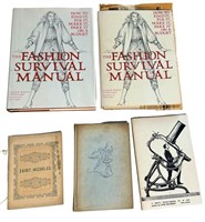 (5) books - 2 copies of The Fashion Survival