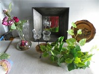vases,  Wall mirror flowers etc