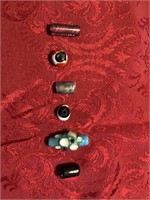 Lot of assorted handmade beads