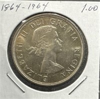 1964 Canada Silver Dollar