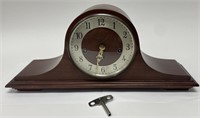Antique Welby German Camel Back Mantle Clock