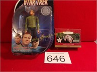 Star Trek Action Figure & Hallmark Ornament