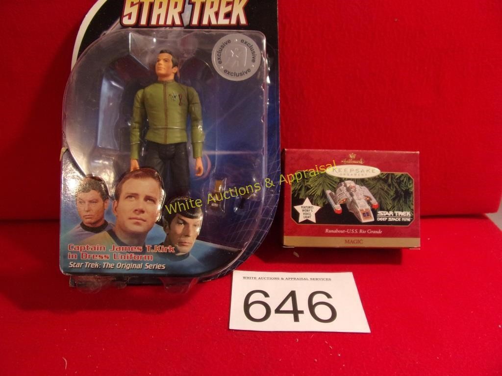 Star Trek Action Figure & Hallmark Ornament