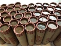 Unsearched Roll of Wheat Cents from JACKSON WY