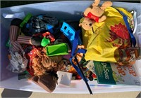 Very large bin of toys