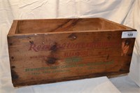 Vintage Remington wood Ammo Box
