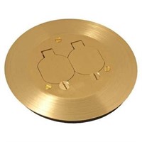 Raco Floor Box Cover Round Brass RET$79