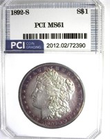 1892-S Morgan MS61 LISTS $55000