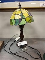 Small Slag Glass Lamp