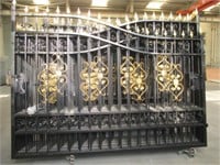 18' Bi-Parting Iron Gates