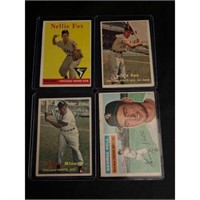 (4) 1950's Chicago Whitesox Cards Nice Shape