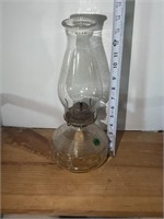 Vintage glass  kerosene lamp