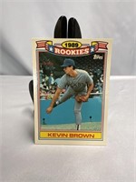 1989 TOPPS KEVIN BROWN ROOKIE CARD 5