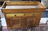 Mid 19th Century Delaware Valley Pine two drawer