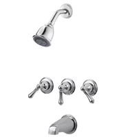 Pfister 3-Handle Wall Mount Shower Faucet Trim Kit