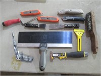 knives, putty knife, scrapers