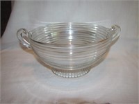 Vintage Manhatten Depression Glass Bowl