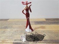 Avon Red Dress Figurine