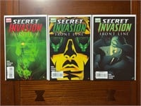 Marvel Comics 3 piece Secret Invasion Front Line