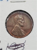 AU 1957-D Wheat penny