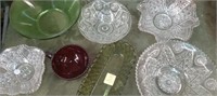 Vintage Pressed Glass Lot