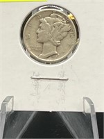 Mercury Head 90% Silver Dime 1942