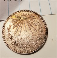 One Peso Coin 1938 (.72 silver)