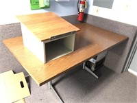 Work Table with Tabletop Podium