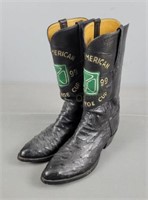 Lucchese Classics Handmade Ostrich Boots Sz 8