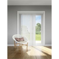 Cordless Crown White Room Darkening Vertical Blind