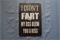 Retro Tin Sign: I Didn't Fart